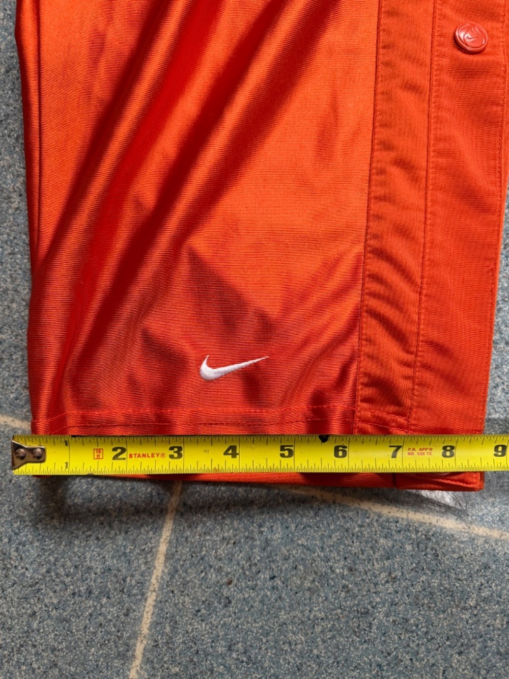 NIKE Vintage Tear-Away Basketball Pants Dazzling Orange Y2K era - Picture 4 of 16